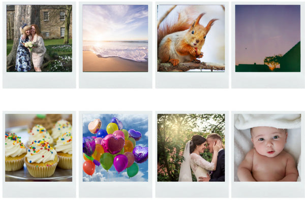 Polaroid Style Edible Cake Toppers - CLICK HERE