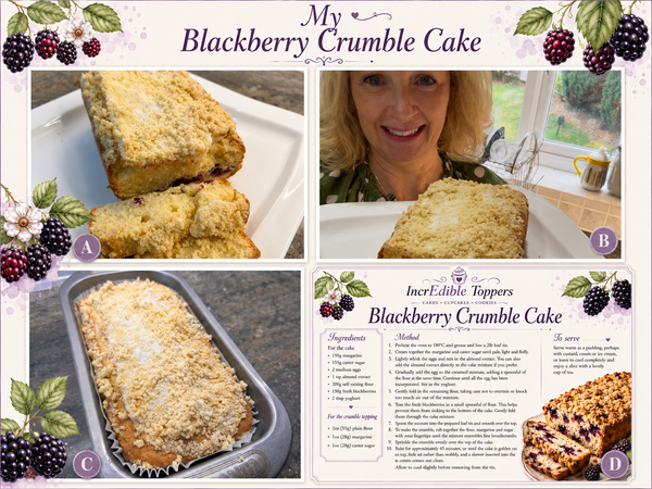 A Cosy Blackberry Crumble Cake for Autumn