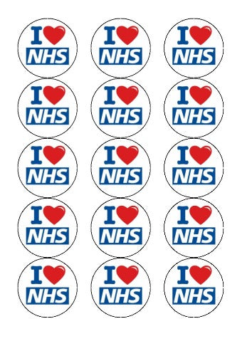 NHS Cake and Cupcake Toppers