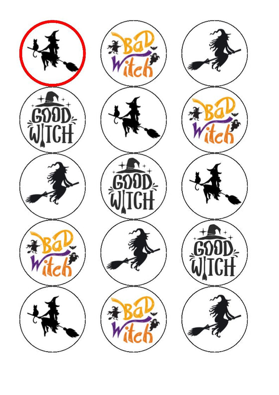 NEW HALLOWEEN 9  -  Edible Cake and Cupcake Toppers