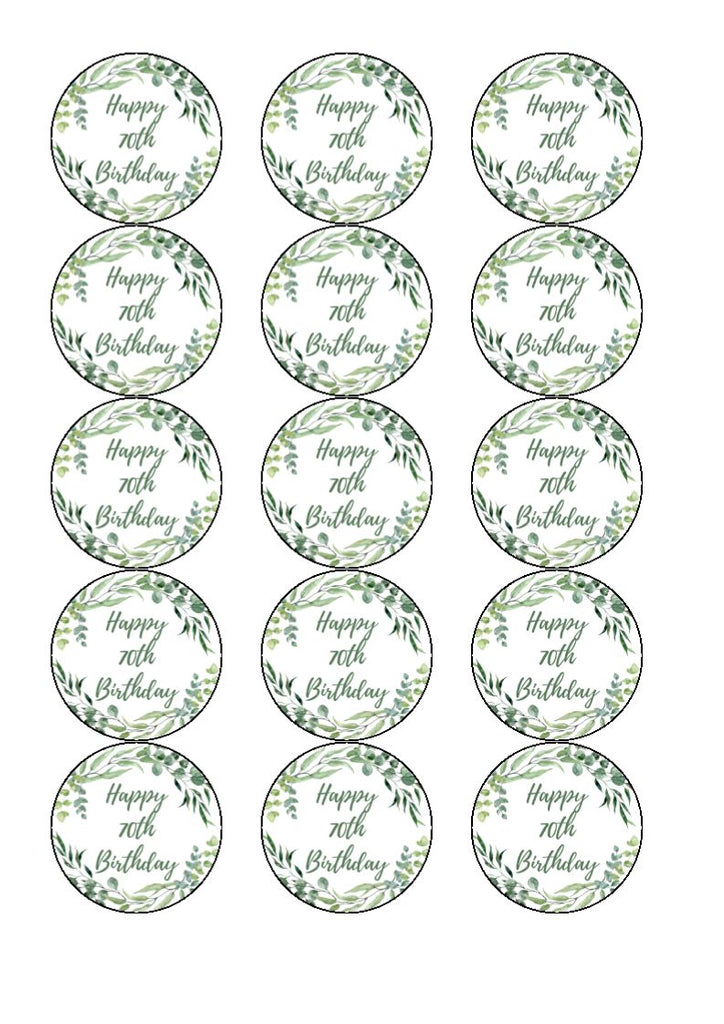 70th birthday Cake Toppers