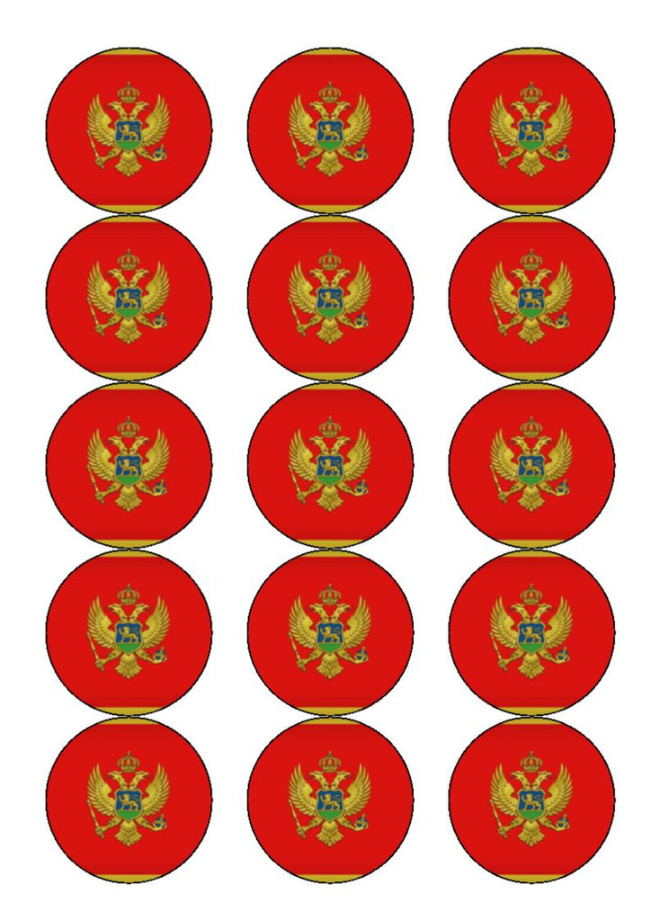 Montenegro Edible Cake & Cupcake Toppers