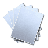 Edible Fabric Sheet (Size 7.75 inch x 10.5 inch) SILVER - SPECIAL OFFER