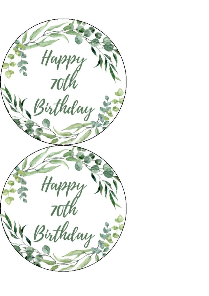 70th birthday Cake Toppers