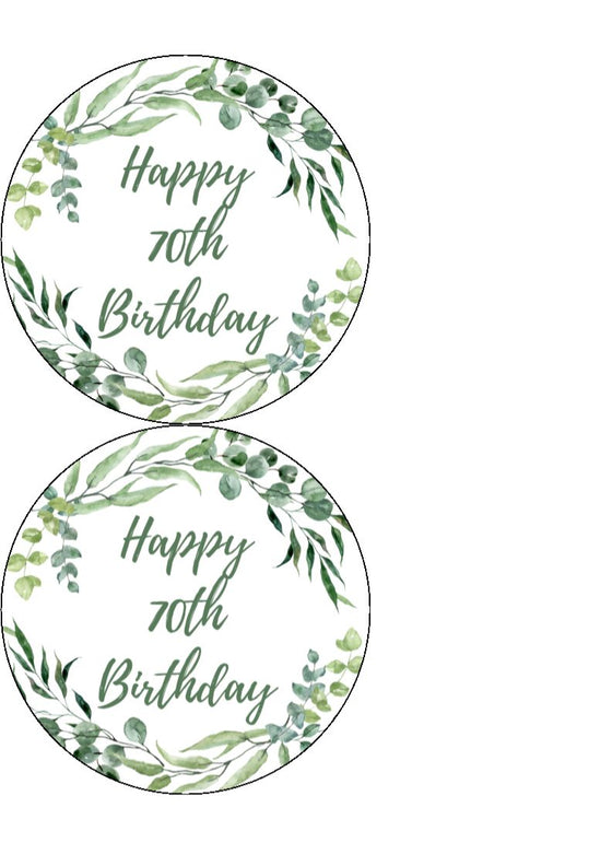 70th birthday Cake Toppers