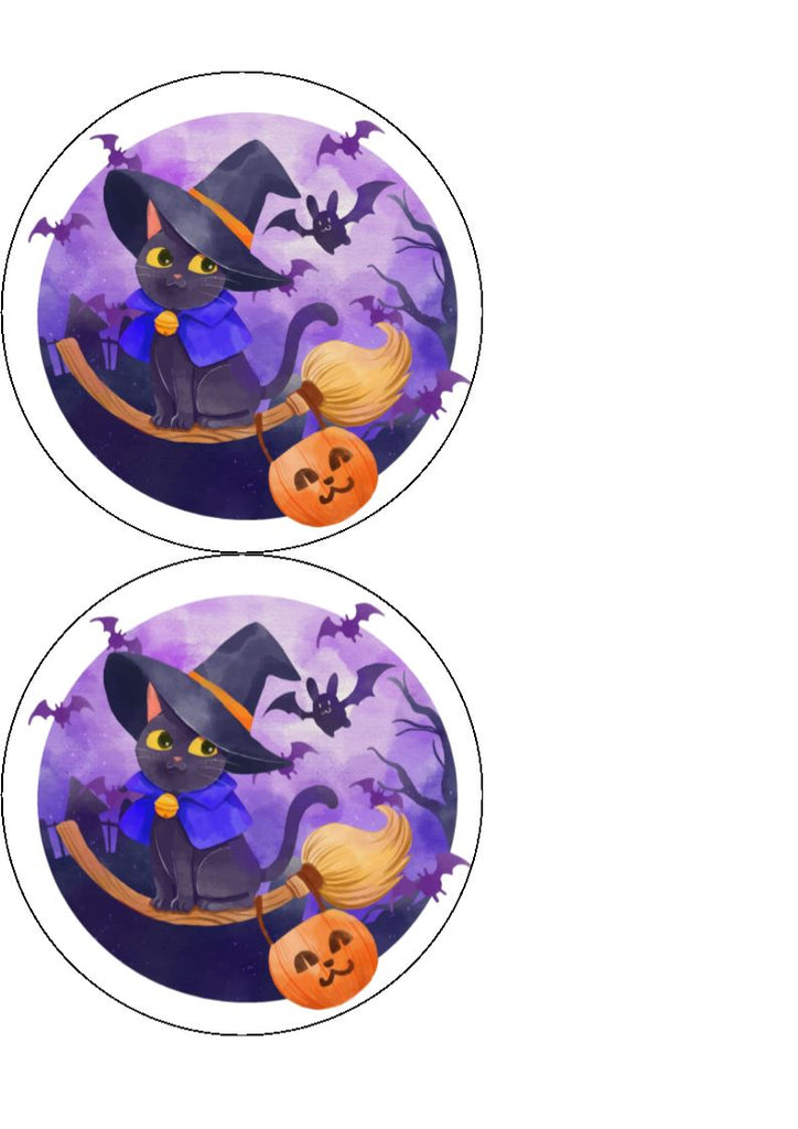 NEW HALLOWEEN 4  -  edible cake and cupcake toppers