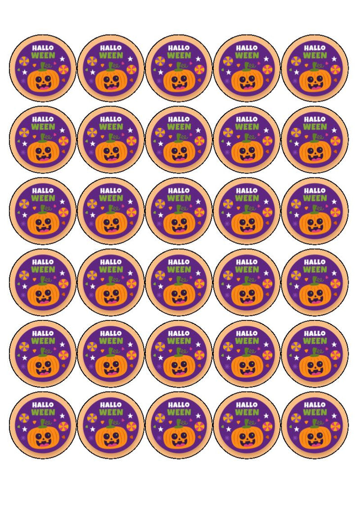 NEW HALLOWEEN 2  -  edible cake and cupcake toppers