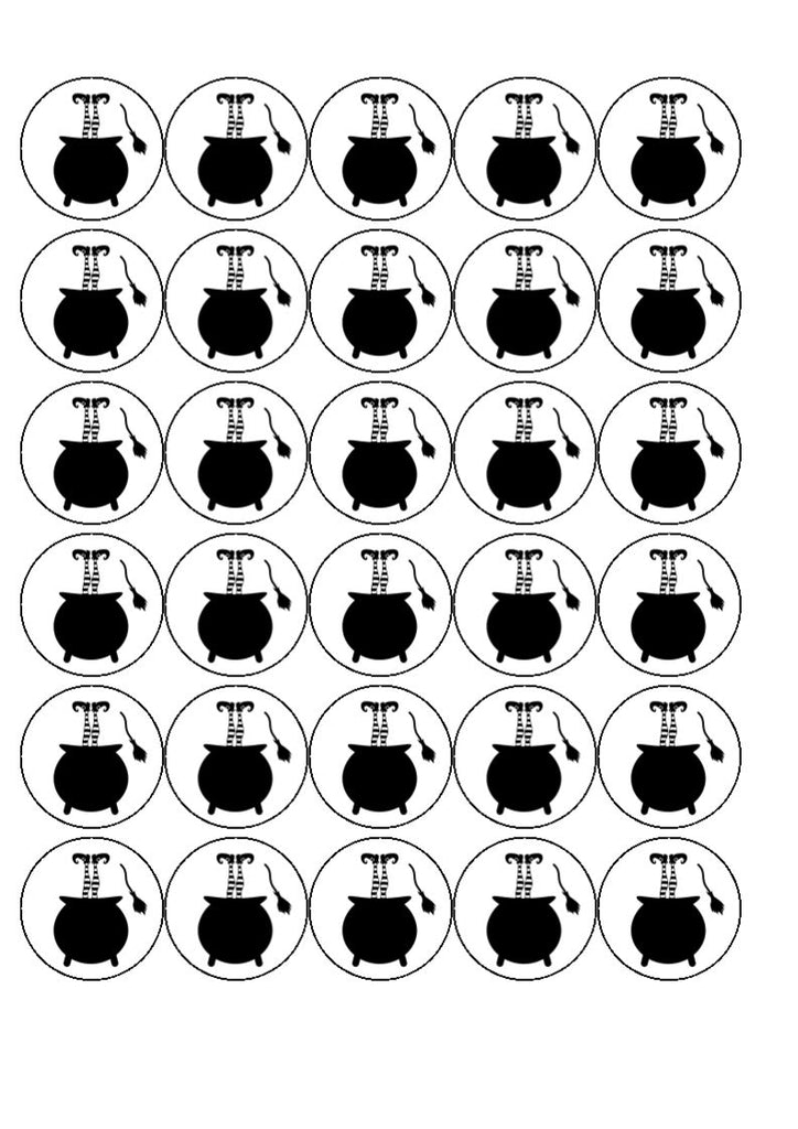 HALLOWEEN WITCHES WITCHES WITCHES - Edible Cake and Cupcake Toppers