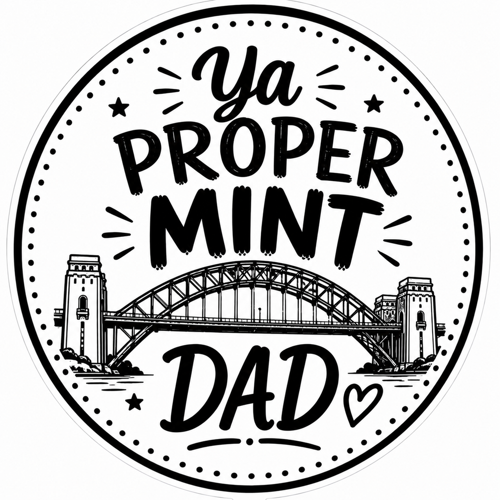 Geordie Father's Day Edible Cake and Cupcake Toppers