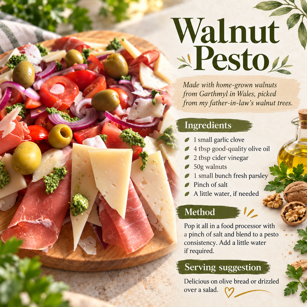 Welsh Walnut Pesto Recipe