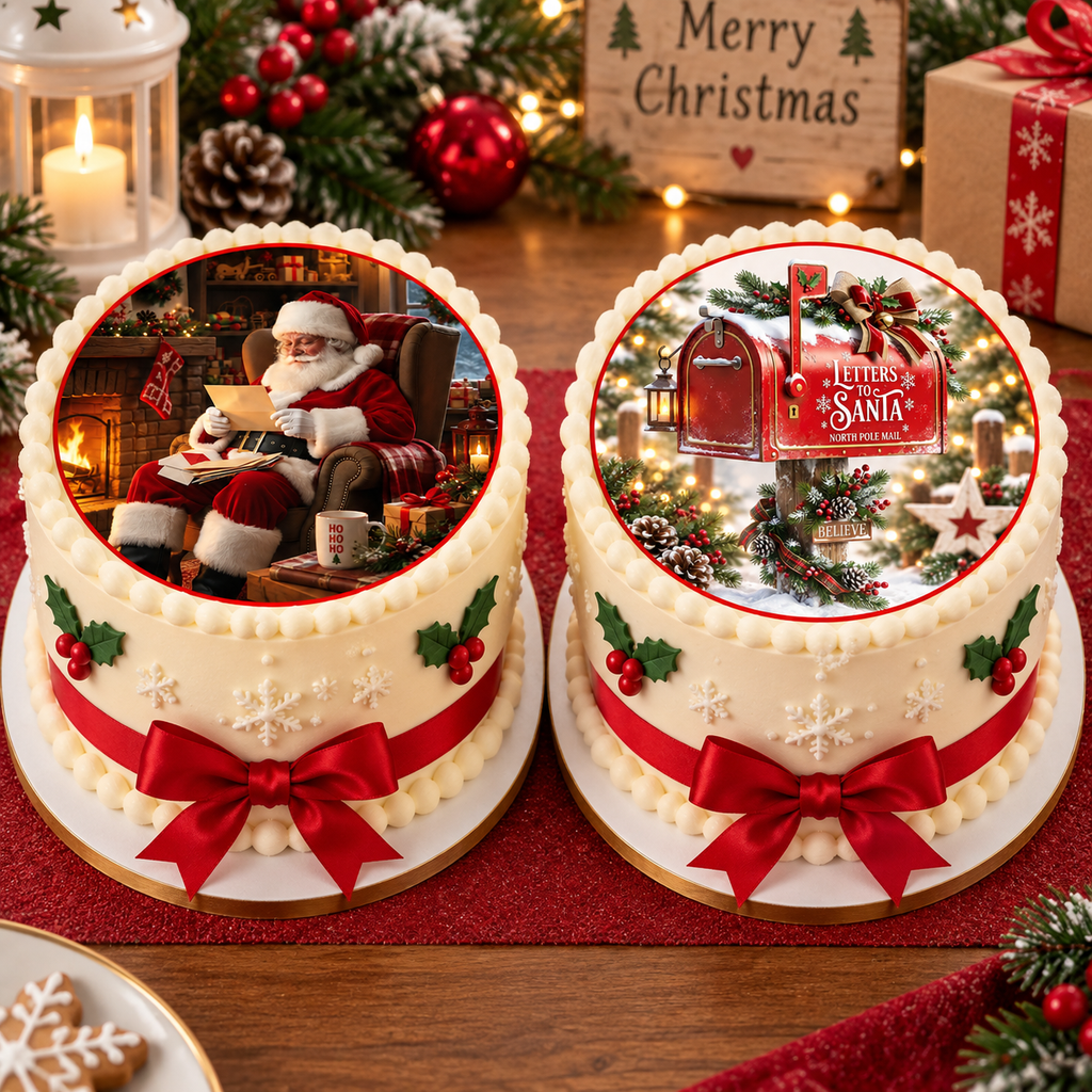 Letters to Santa - Edible Cake Toppers