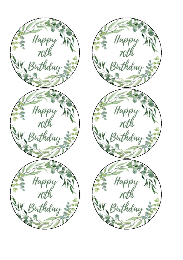 70th birthday Cake Toppers