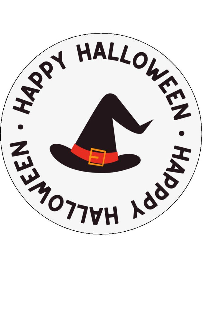 HALLOWEEN WITCHES HAT - Edible cake and cupcake toppers