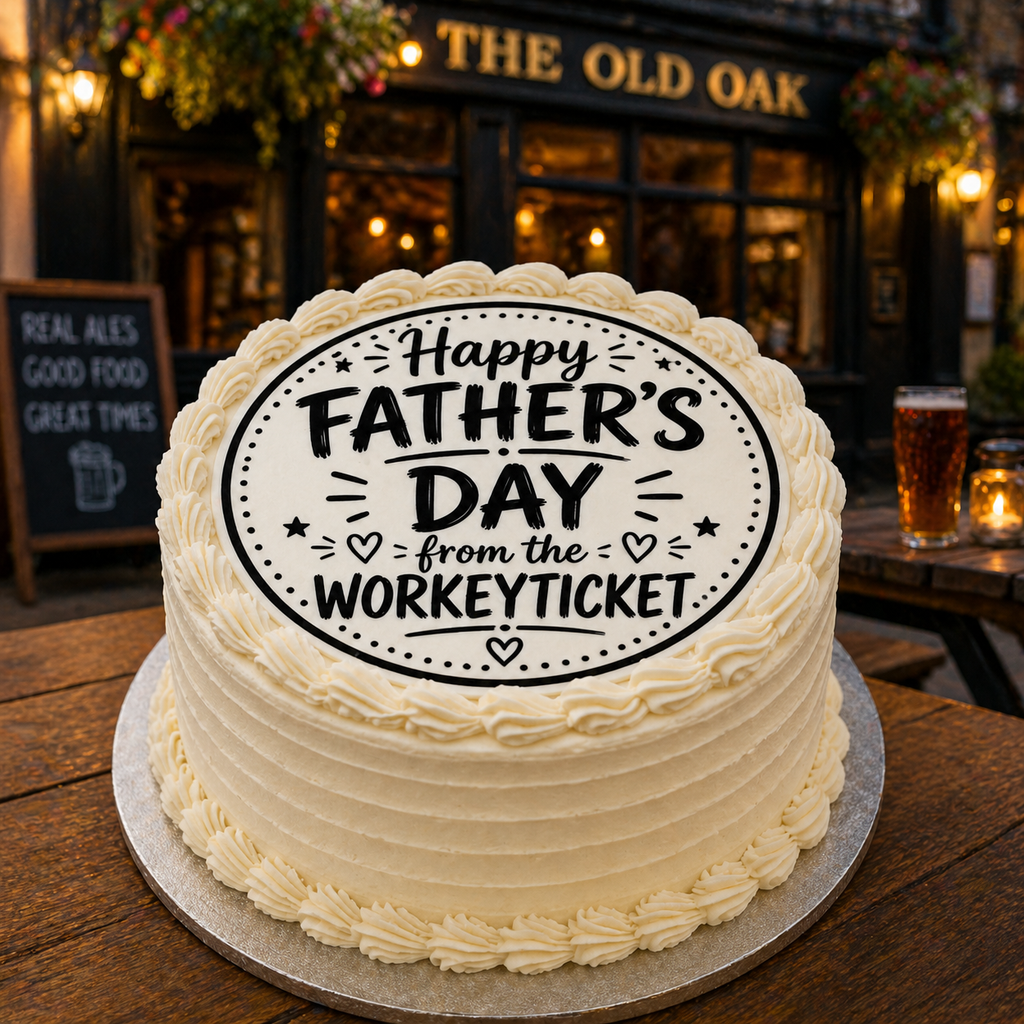 Geordie Father's Day Edible Cake and Cupcake Toppers