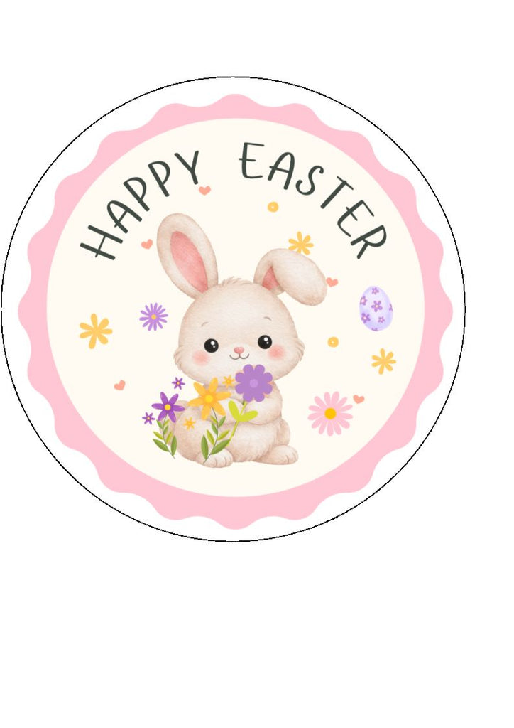 Edible Easter Cake & Cupcake Toppers – Bunny, Chick & Lamb