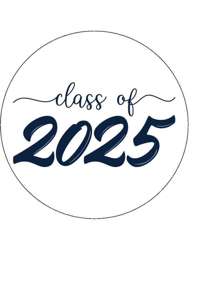 Class of 2025 - Edible Cake & Cupcake Toppers