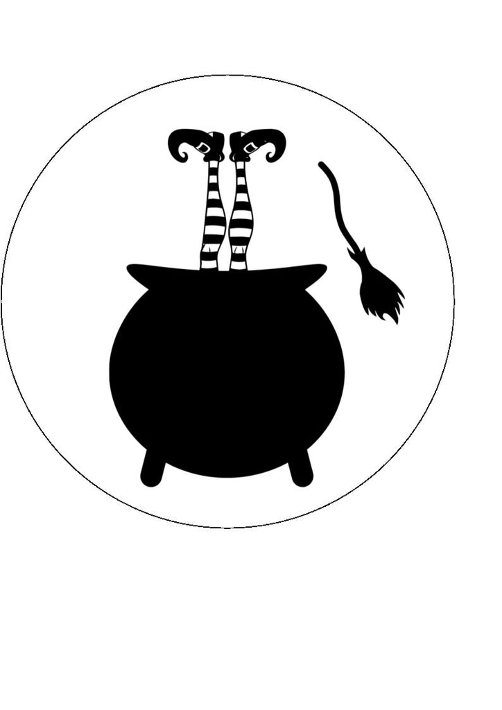 HALLOWEEN WITCHES WITCHES WITCHES - Edible Cake and Cupcake Toppers