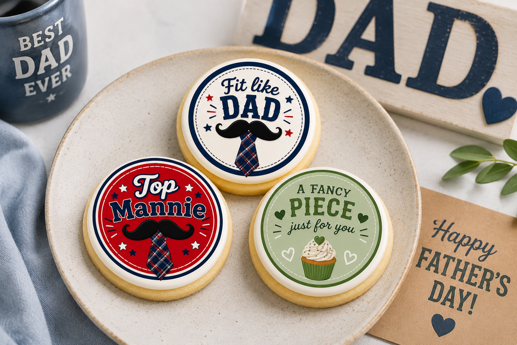 Aberdeen Themed Father's Day Edible Cake and Cupcake Toppers