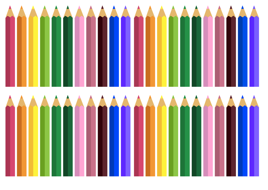 Edible Pencil Icing Sheet – Back to School or Teacher Cake Decoration