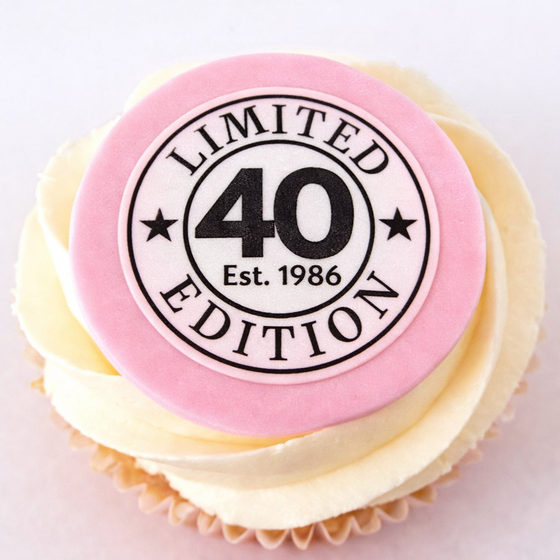Personalised Limited Edition Edible Cake Toppers