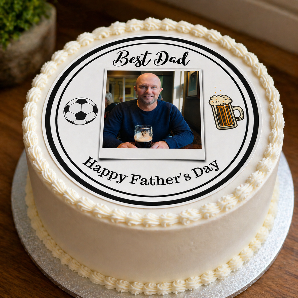 Personalised Father's Day Edible Cake Topper
