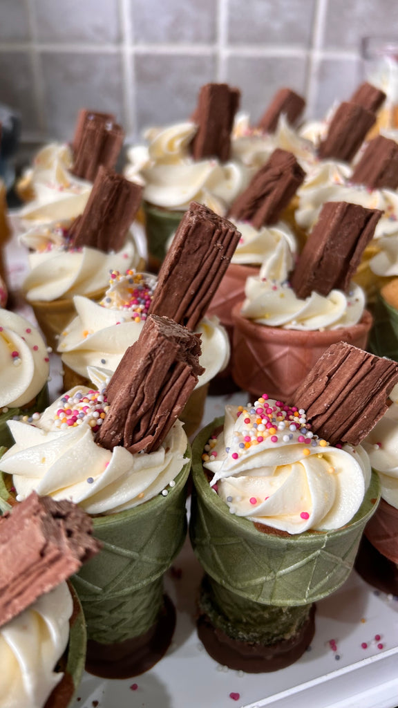 Ice Cream Sprinkle Cupcakes