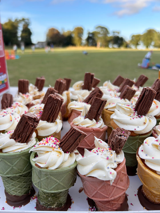 Ice Cream Sprinkle Cupcakes