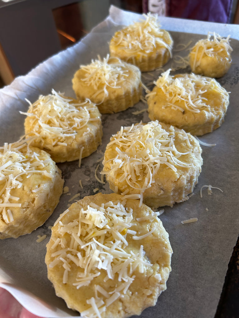 Mega Cheesy Cheese Scones with Caraway Seeds