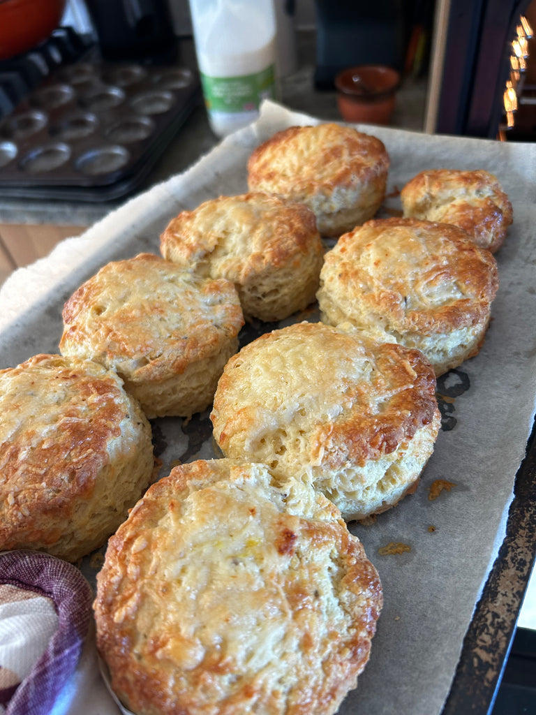 Mega Cheesy Cheese Scones with Caraway Seeds