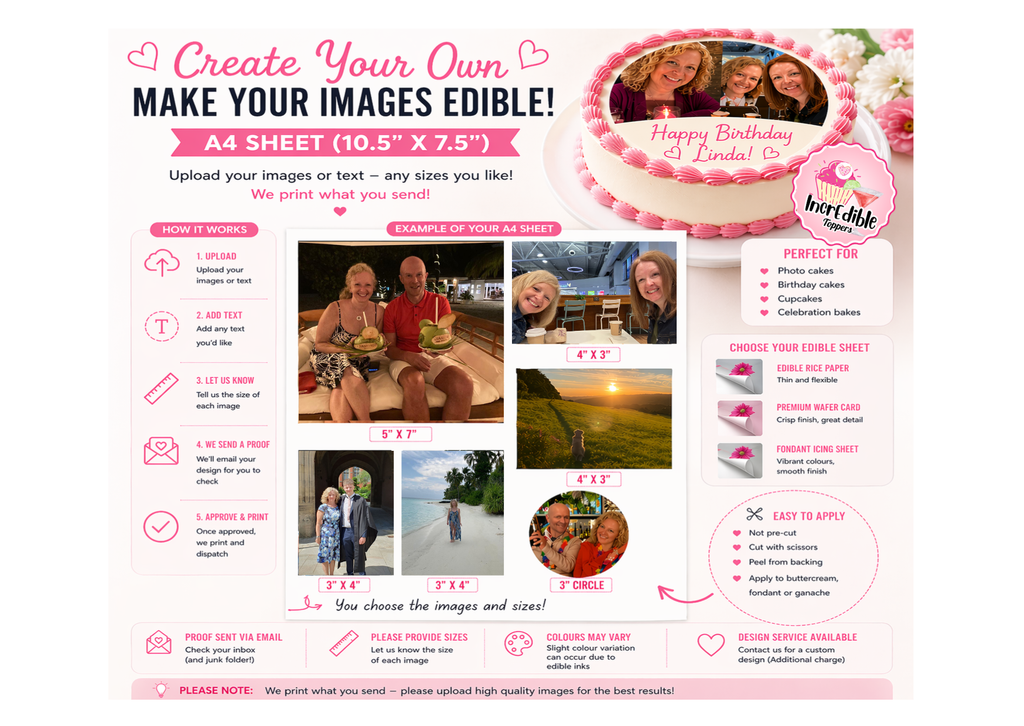 Create Your Own Edible Images - A4