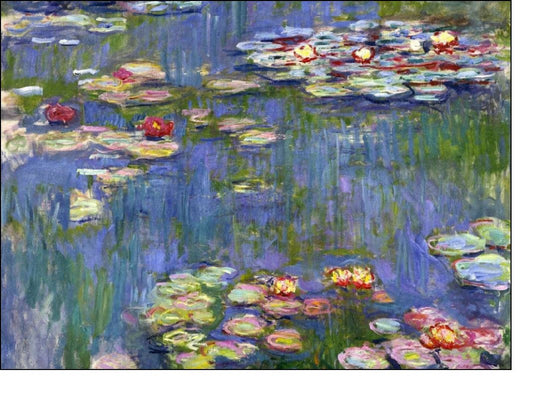 Monet Water Lillies - Cupcake and Cake Toppers