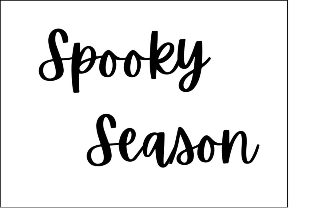 HALLOWEEN SPOOKY SEASON - Edible Cake and Cupcake Toppers