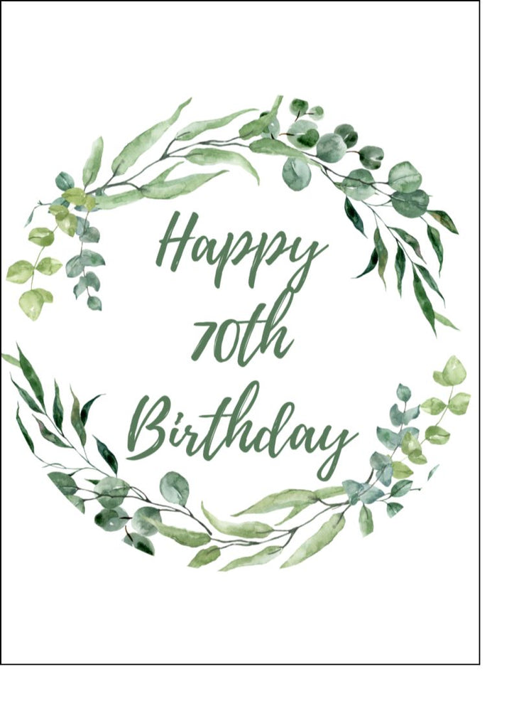 70th birthday Cake Toppers
