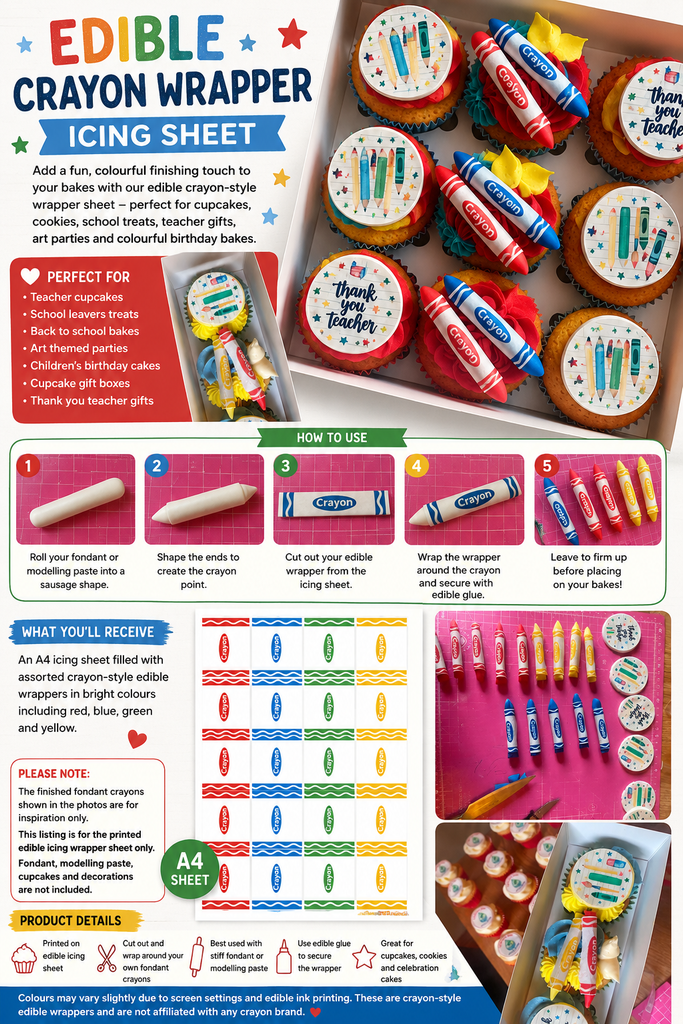 Edible Crayon Wrappers