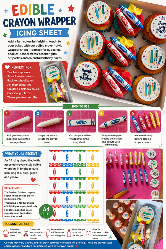 Edible Crayon Wrappers