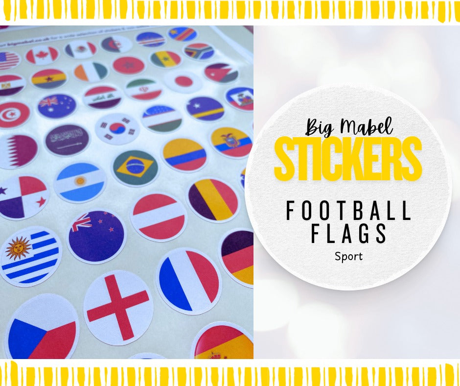 World Cup Edible Cupcake Toppers AND free stickers!! – All 48 Countries 🌍⚽