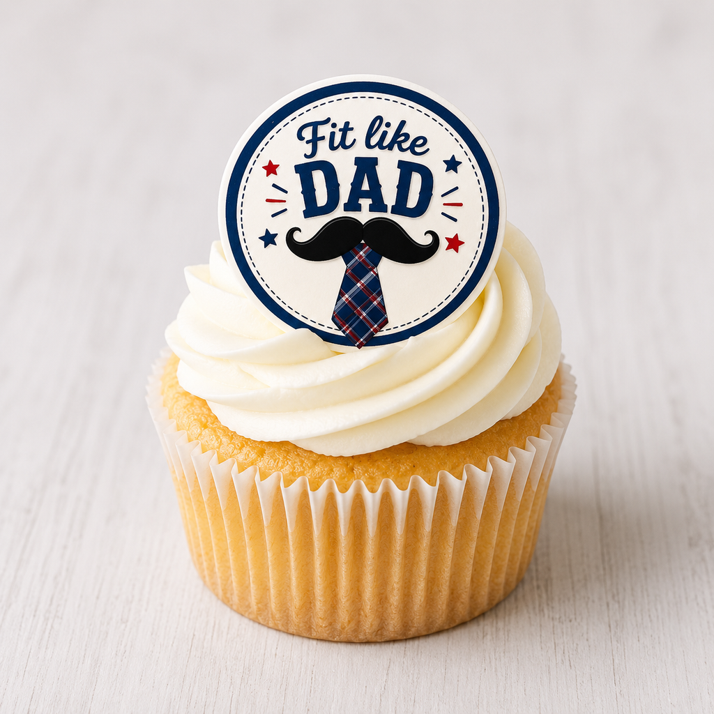 Aberdeen Themed Father's Day Edible Cake and Cupcake Toppers