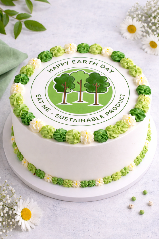 Happy Earth Day Cake Toppers