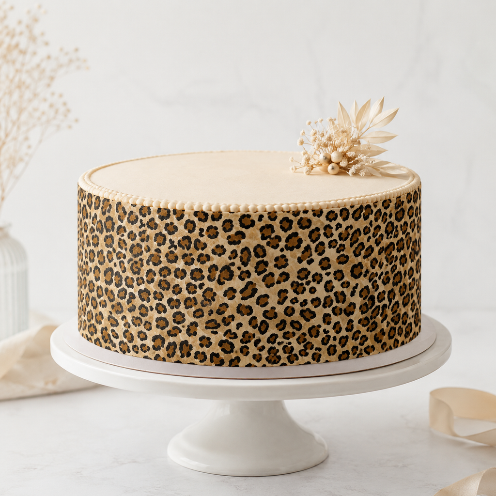 Leopard Style - Edible Cake Wrap