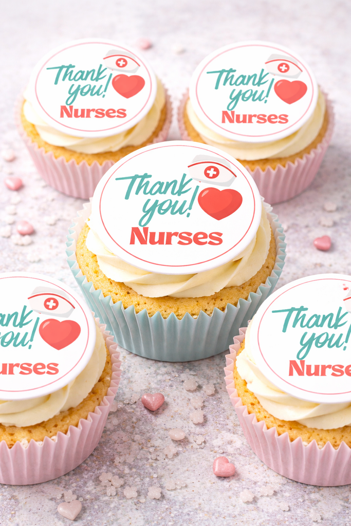 International Nurses Day Edible Cake Toppers - Mix of designs