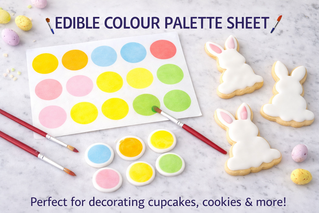 Spring edible paint painting palettes
