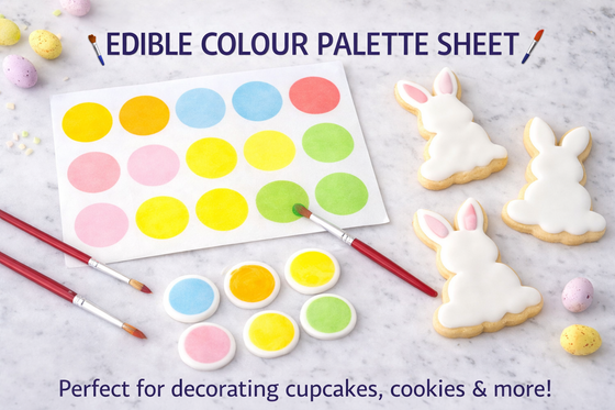 Spring edible paint painting palettes