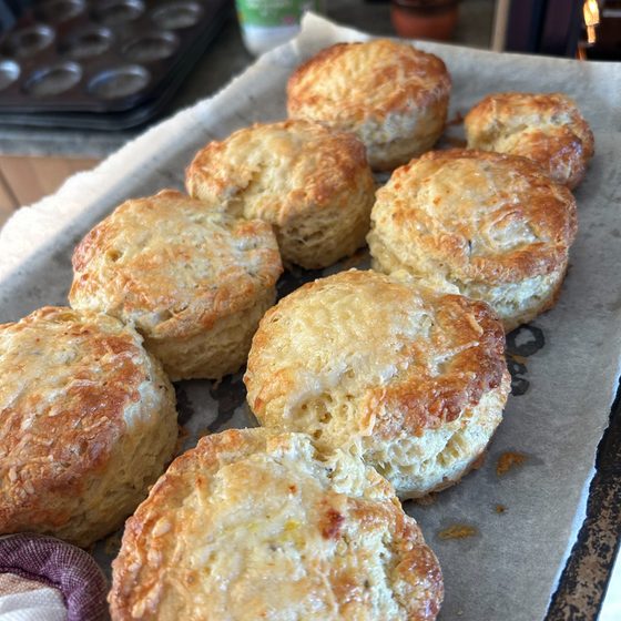 Mega Cheesy Cheese Scones with Caraway Seeds Recipe
