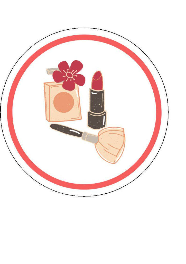 Make up edible cupcake toppers