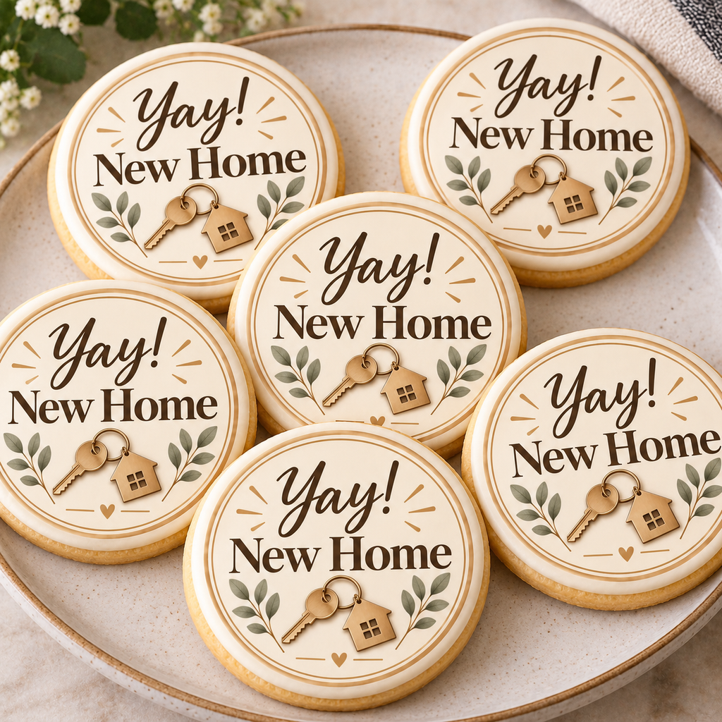 Yay! New Home - Edible Cake Toppers