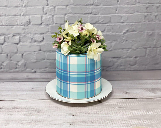 Tartan Edible Icing Cake Decorations