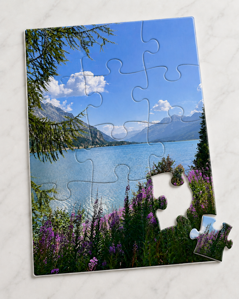 Personalised Photo Jigsaw Edible Cake Topper