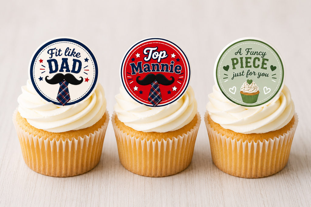 Aberdeen Themed Father's Day Edible Cake and Cupcake Toppers