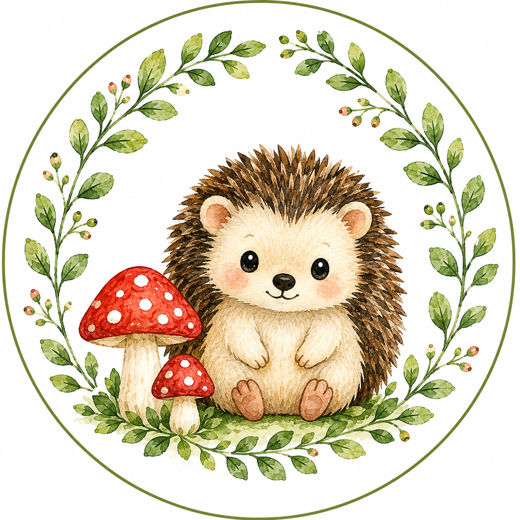 Woodland Baby Shower Edible Cake & Cupcake Toppers