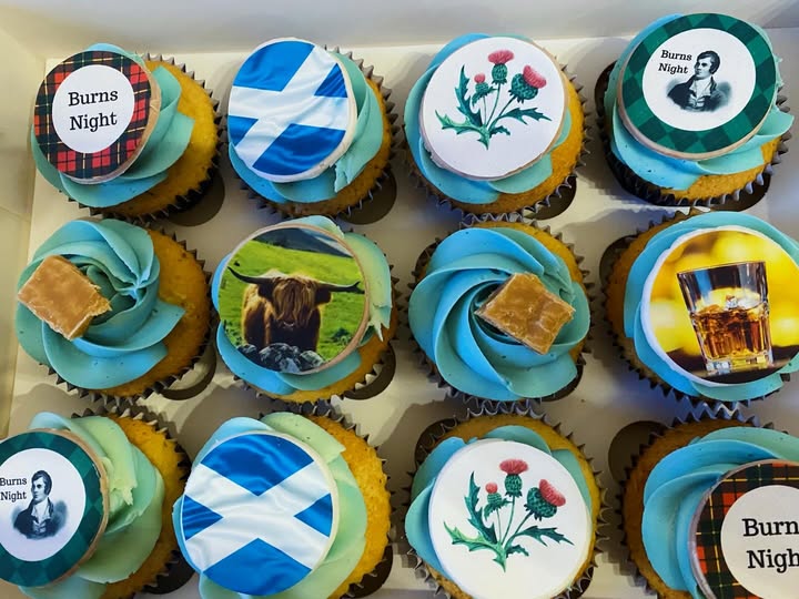 NEW!! Burns Night - Cupcake Toppers